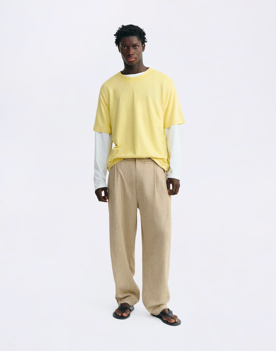 Ecru Hemp Sigurd Pants
