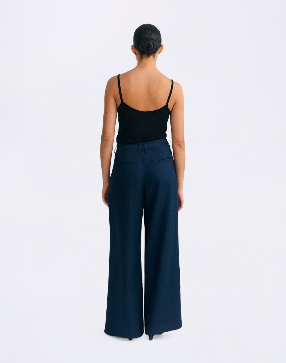 Navy Hemp Molly Pants