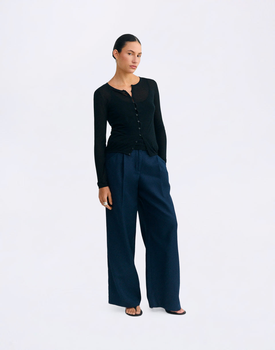 Navy Hemp Molly Pants