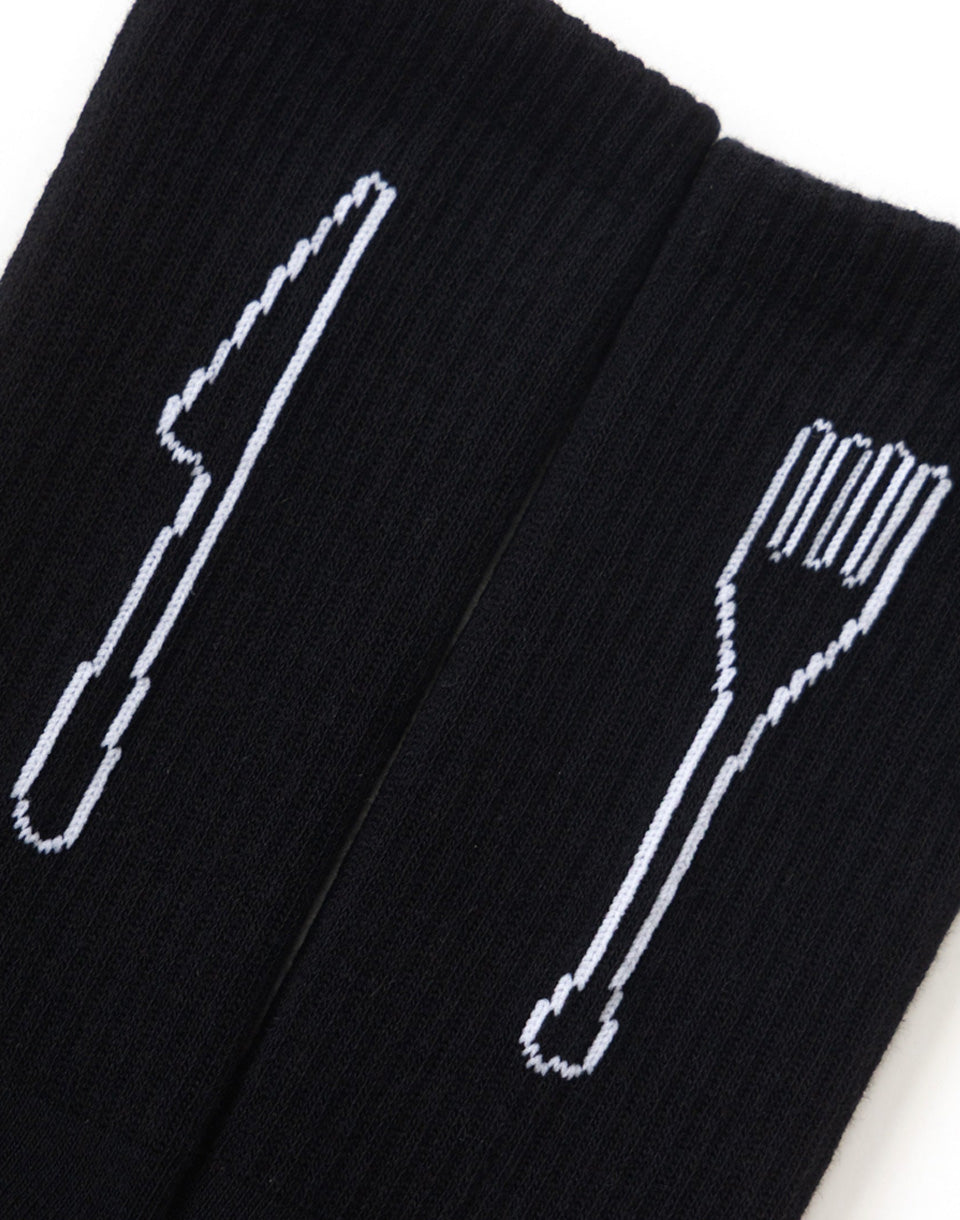 Knife & Fork Socks