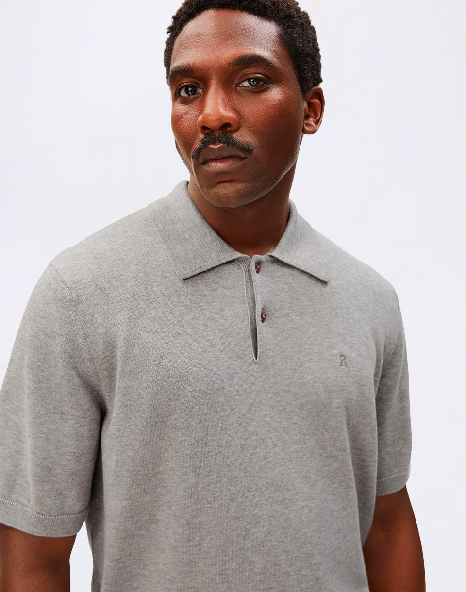 Shortsleeve Knit Poloshirt