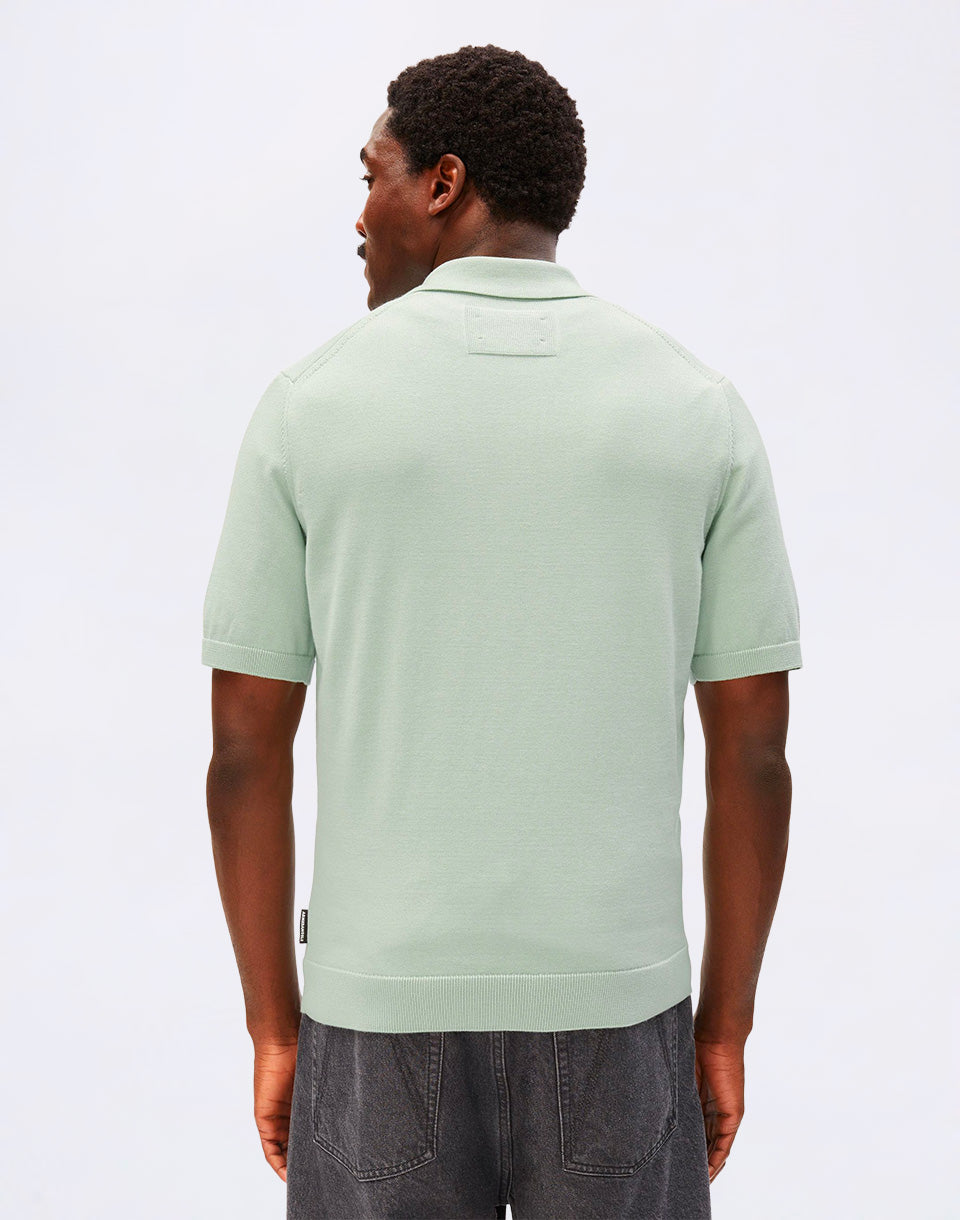 Shortsleeve Knit Poloshirt