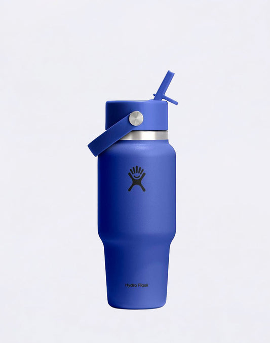 Wide Mouth Travel Bottle with Flex Straw Cap (710 ml)