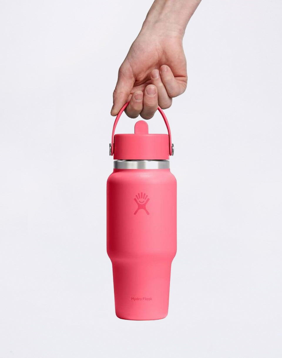 Wide Mouth Travel Bottle with Flex Straw Cap (710 ml)