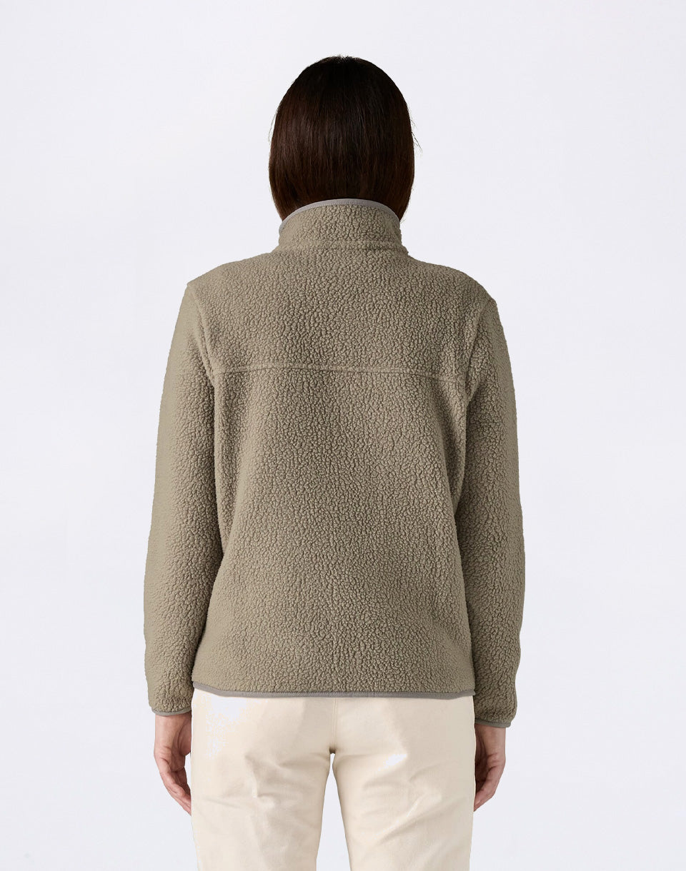 Veste rétro Pile pour femmes