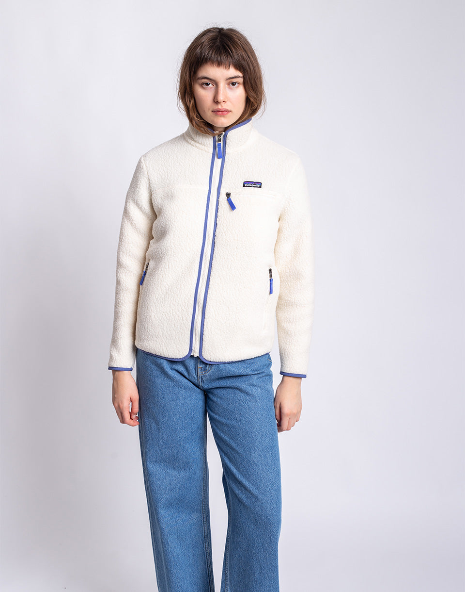 Veste rétro à poils longs (femmes)