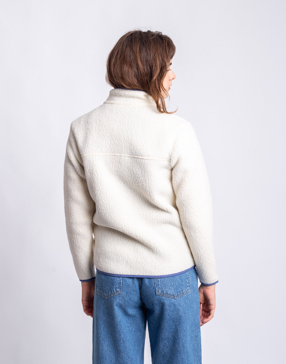 Veste rétro à poils longs (femmes)