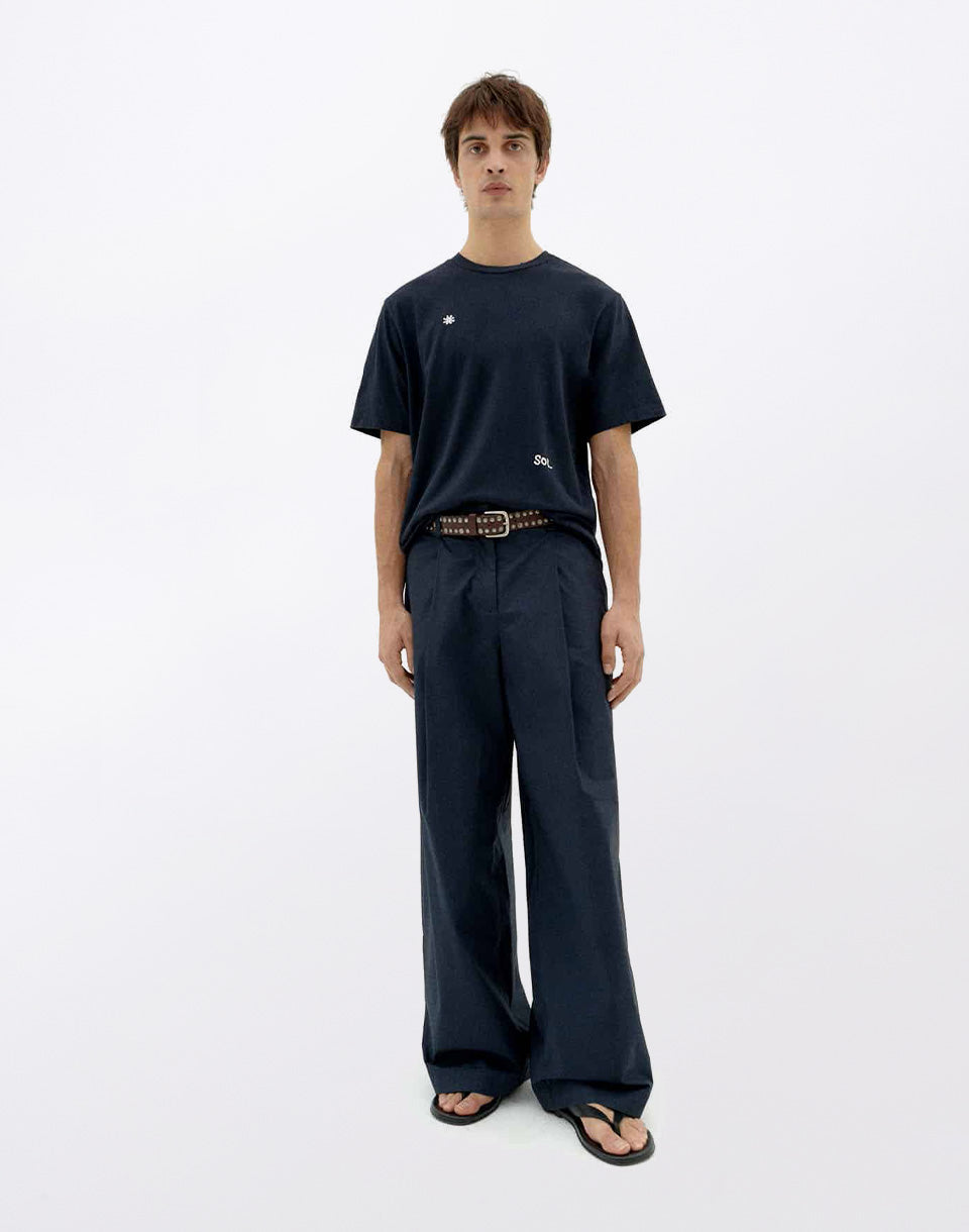 T-shirt bleu marine Zach Solsol