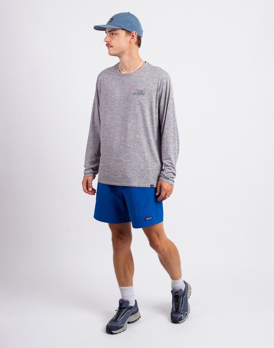 M's L / s Cap cool chemise graphique quotidienne