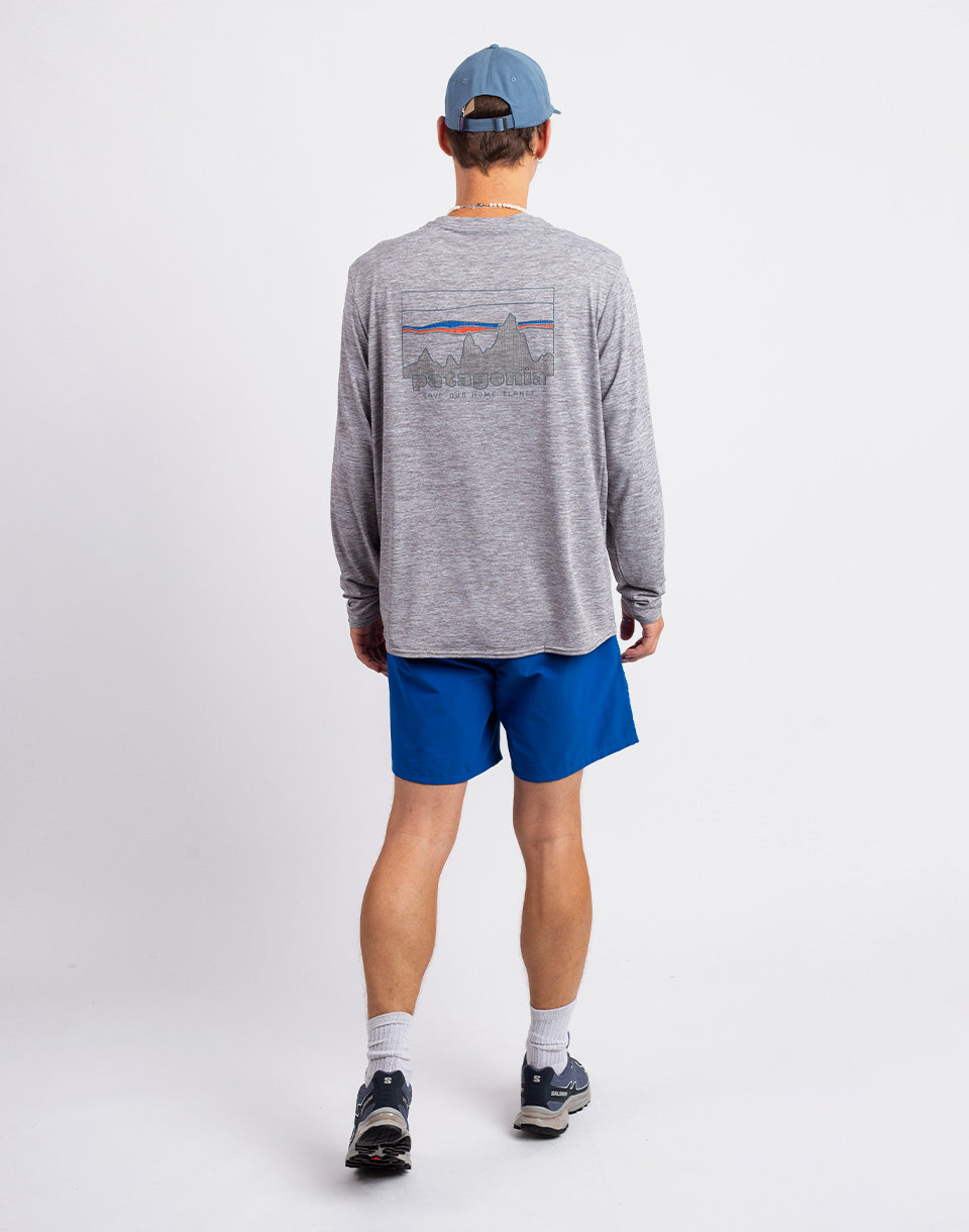 M's L / s Cap cool chemise graphique quotidienne