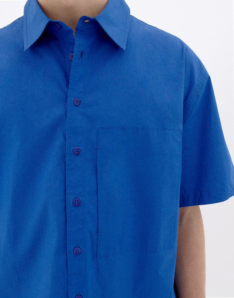 Chemise indigo kurt