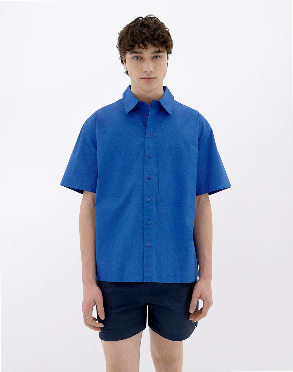 Chemise indigo kurt