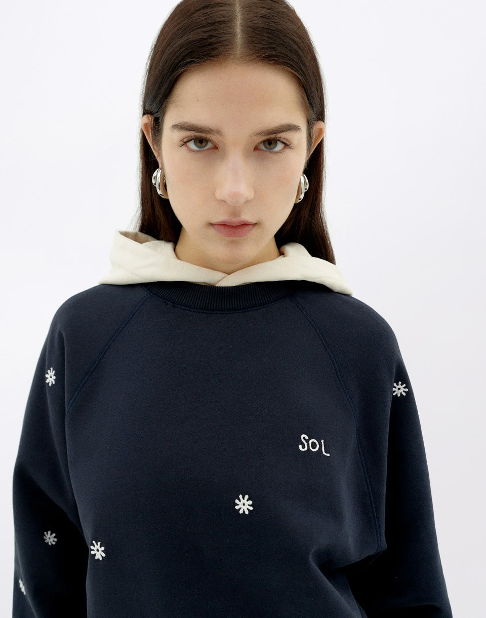 Sweat-shirt Solsol Navy Bonnie