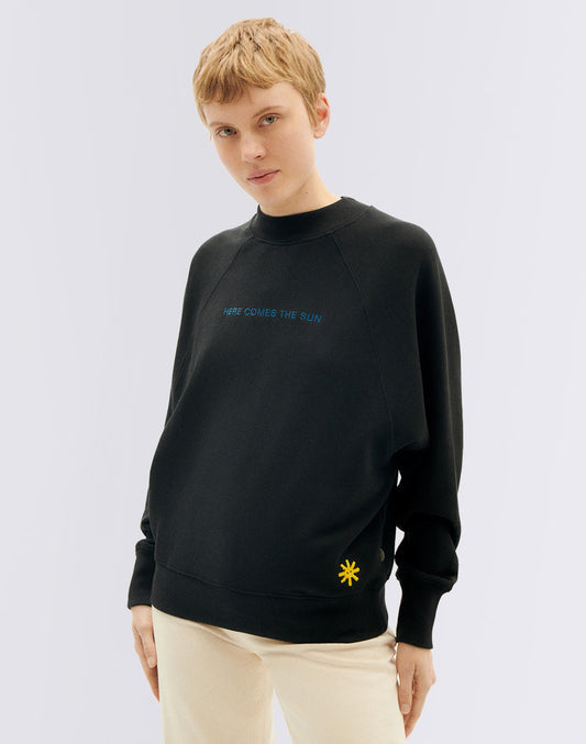 Here Comes The Sun Black Fantine Sweatshirt