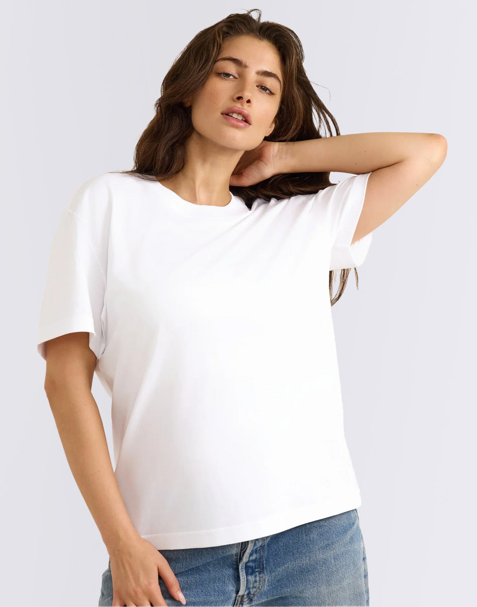 T-shirt carré à coffre lourd