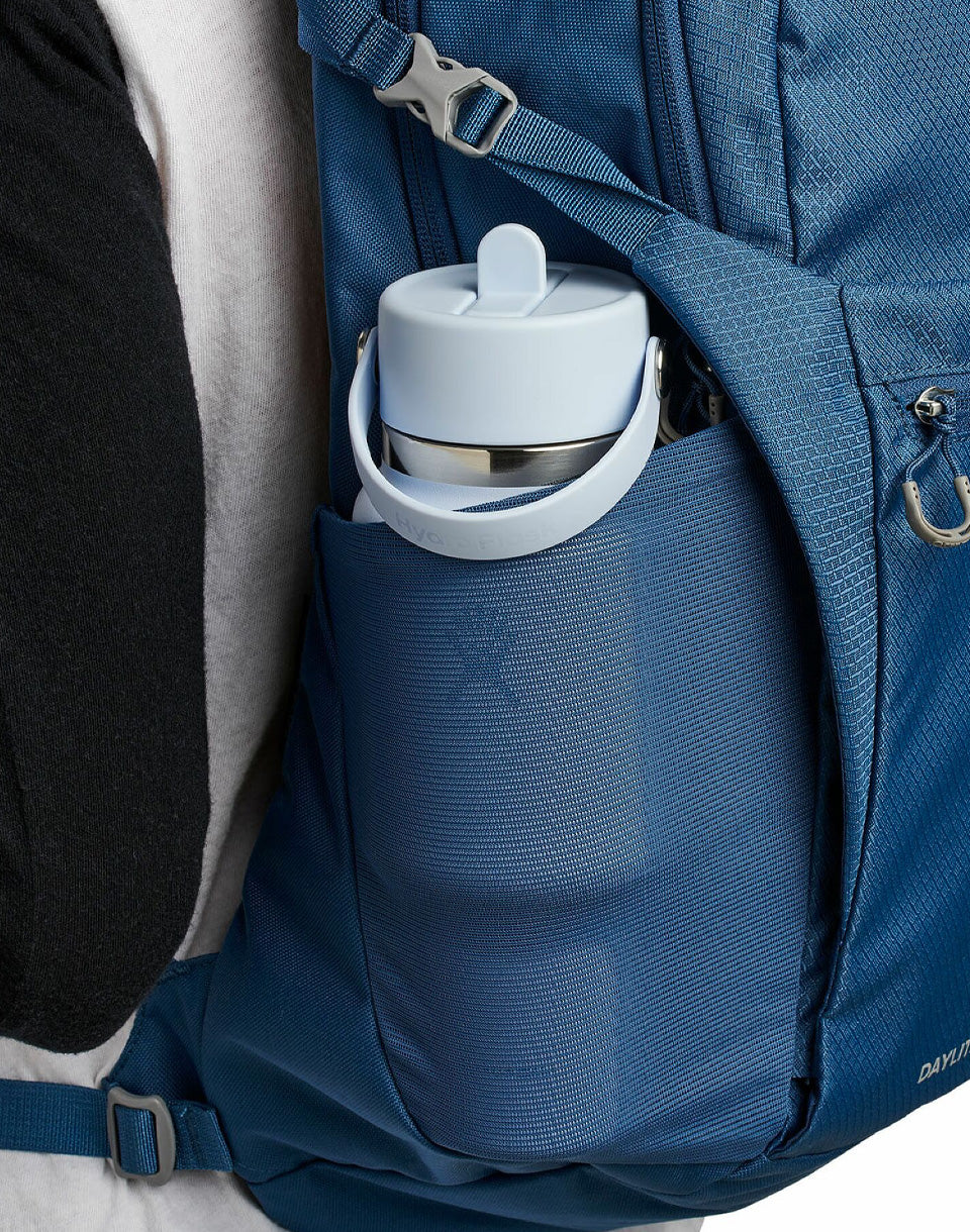 Bouteille de voyage à large goulot avec bouchon à paille flexible 710 ml (24 oz)