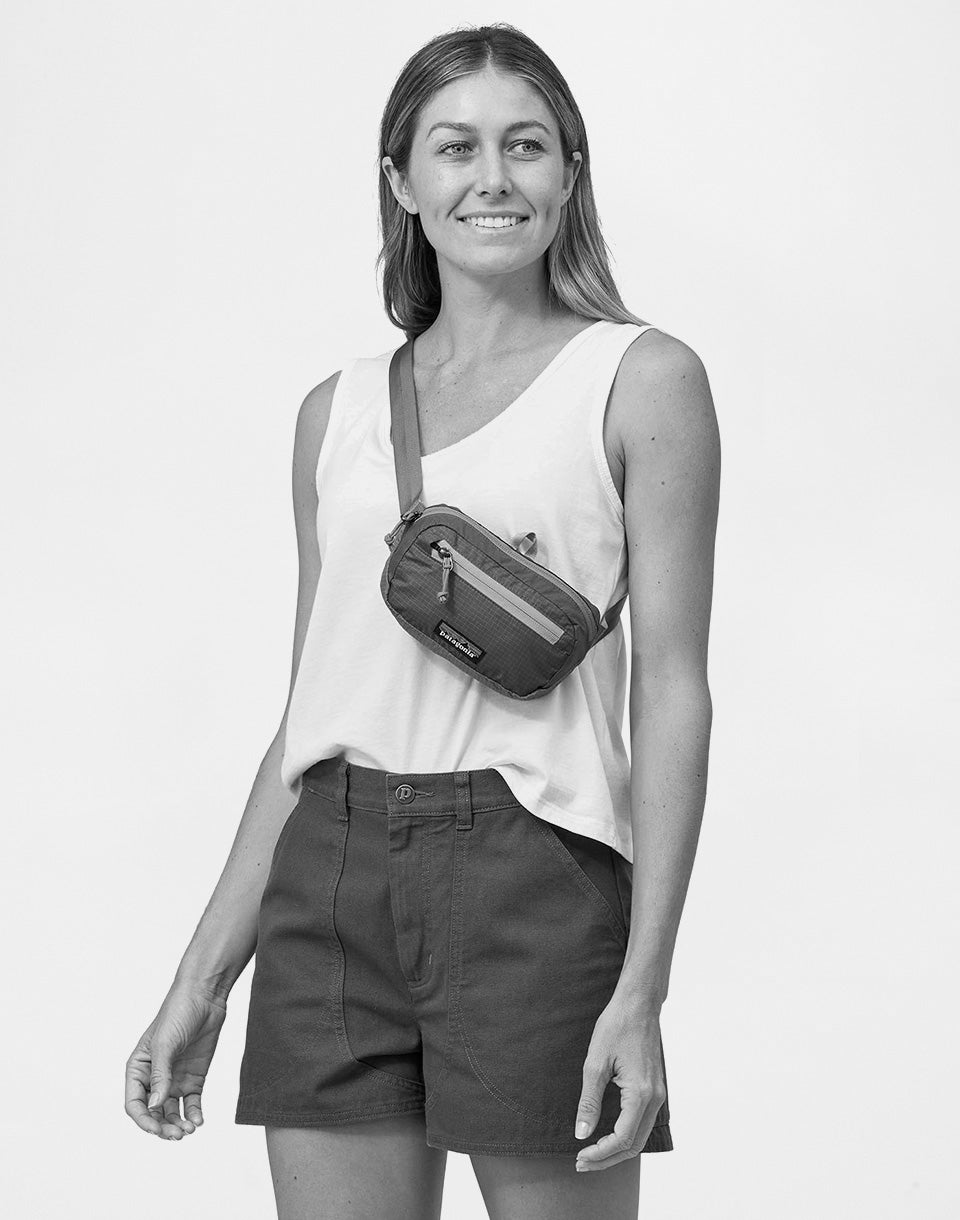 Pack de hanche à trous noir ultra-léger