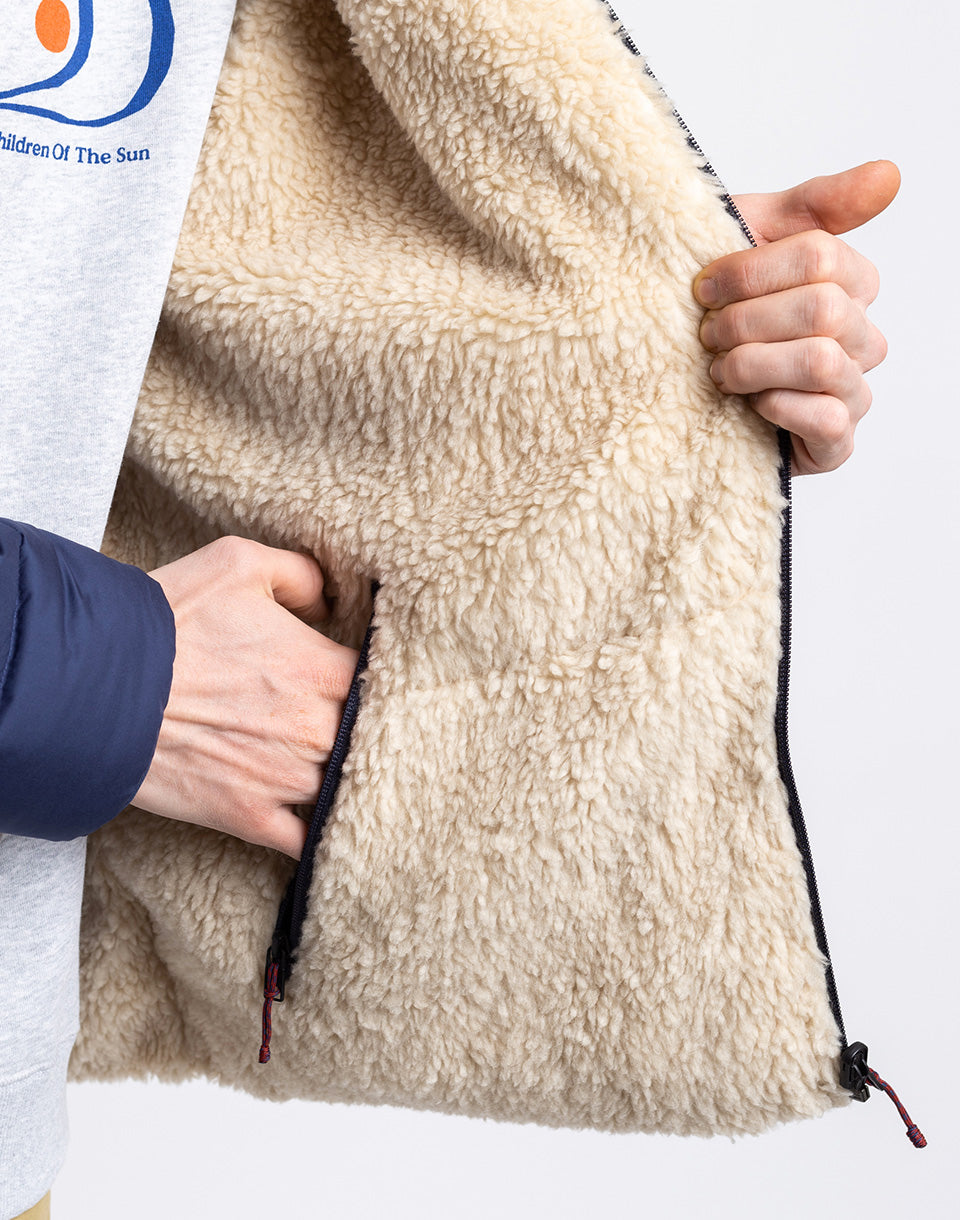 Veste à bas silencieuse réversible de M