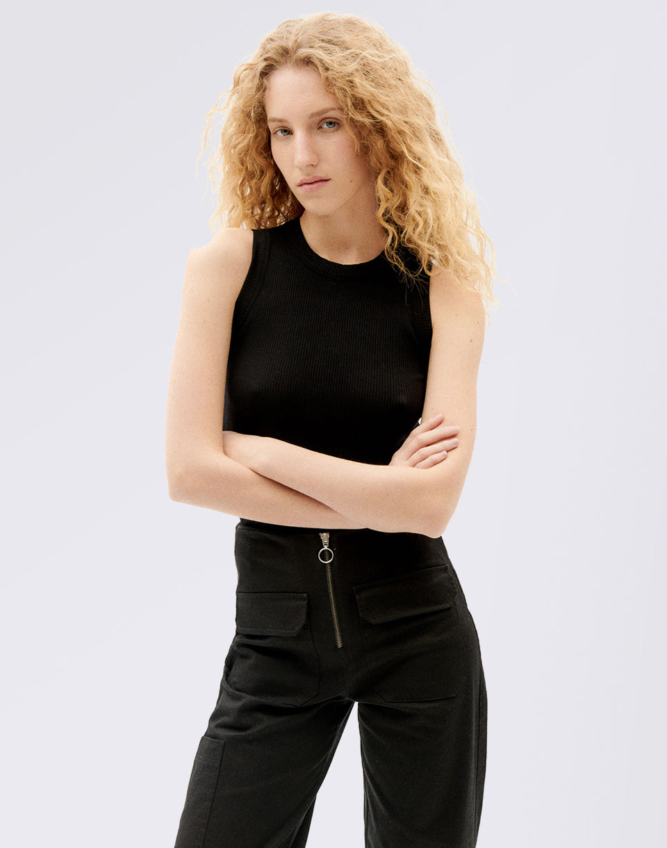 Top Juliette noir