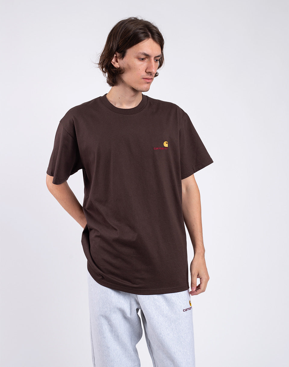 T-shirt de script américain S / S