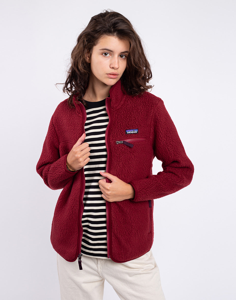 Veste rétro à poils longs (femmes)