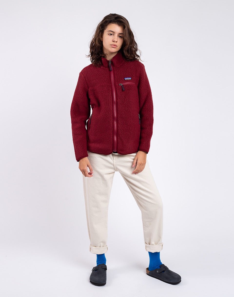 Veste rétro à poils longs (femmes)