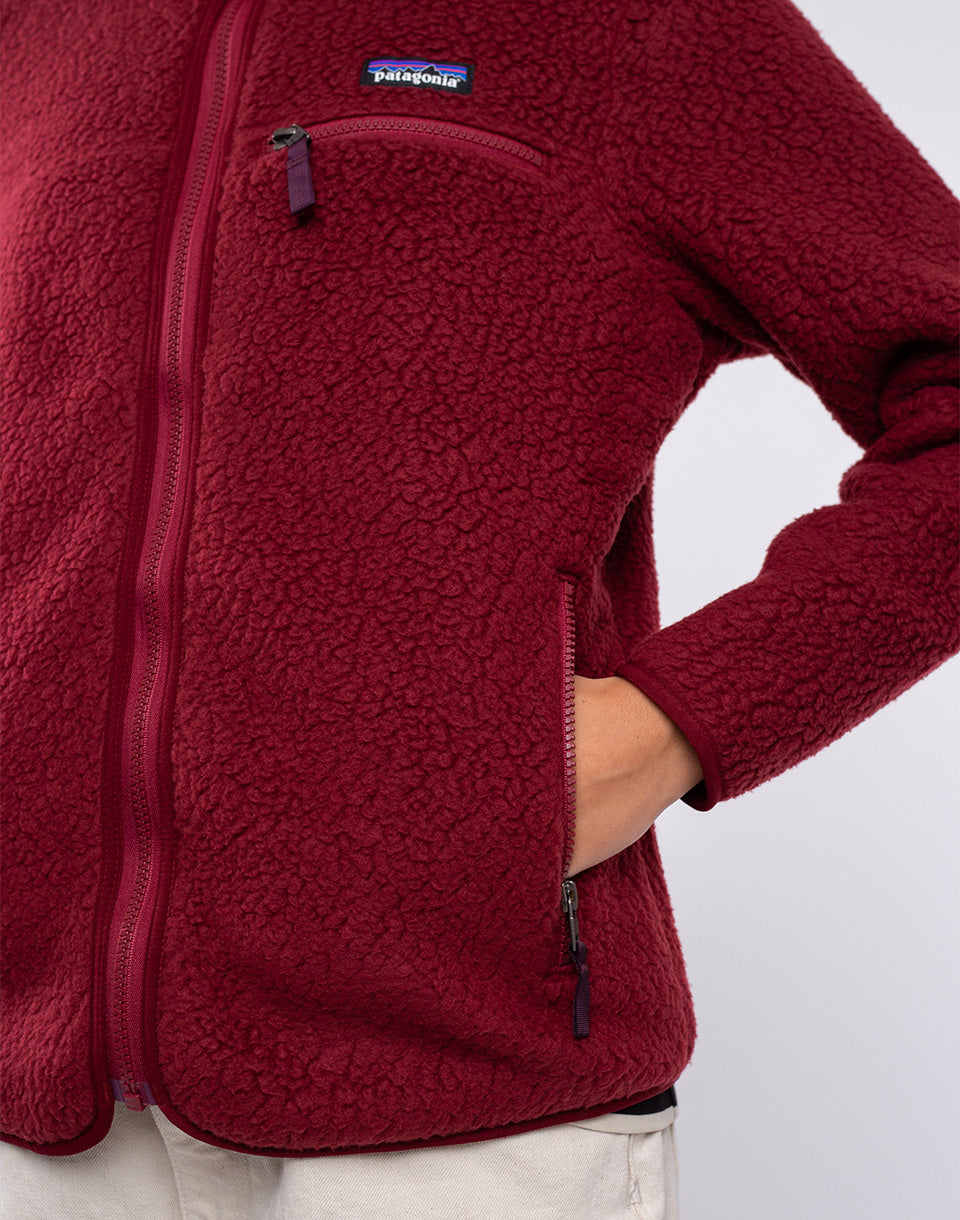 Veste rétro à poils longs (femmes)