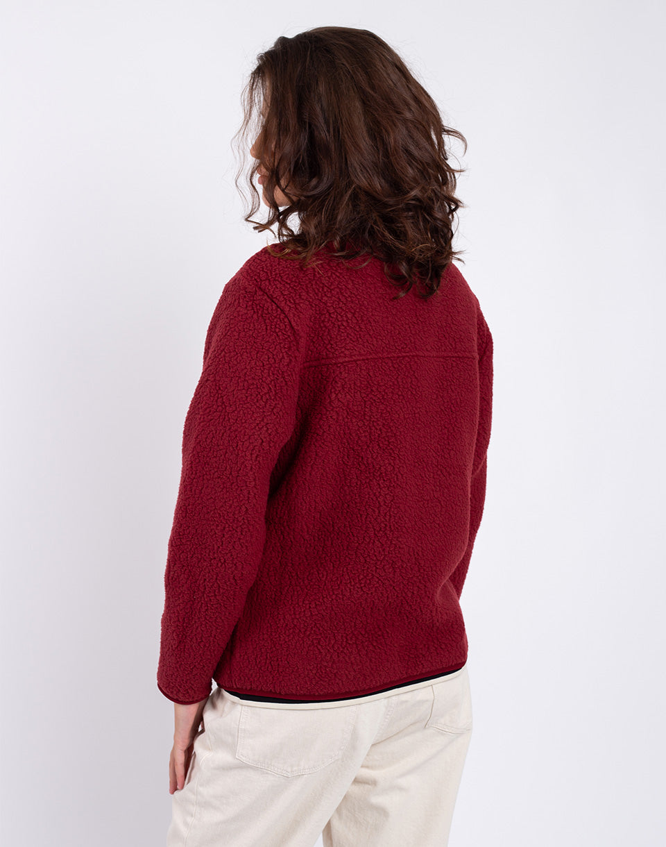 Veste rétro à poils longs (femmes)
