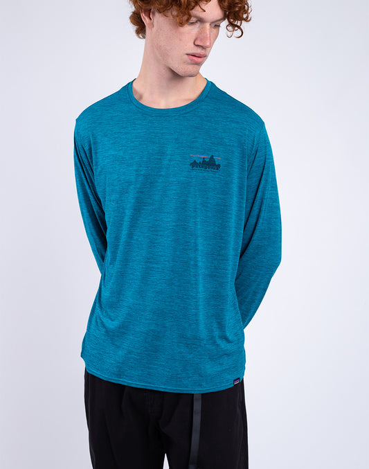 M's L / s Cap cool chemise graphique quotidienne