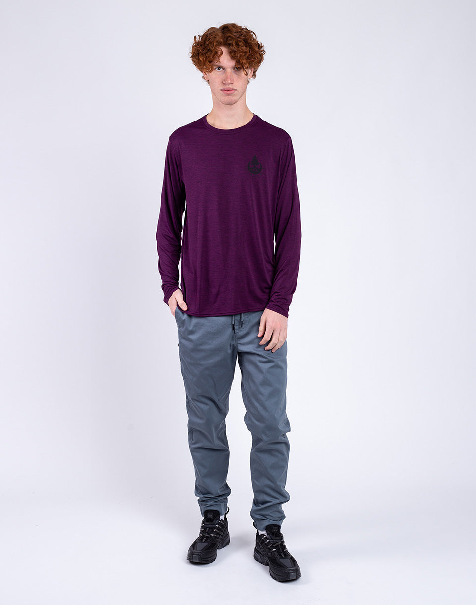 M's l / s Cap Cool Daily Graphic - Lands