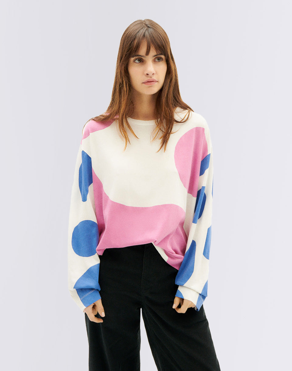 T-shirt Emily de contraste