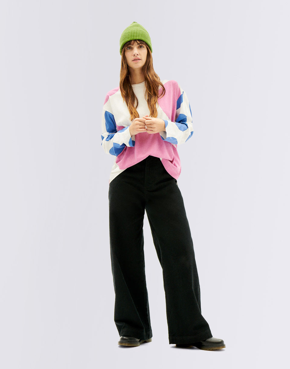 T-shirt Emily de contraste