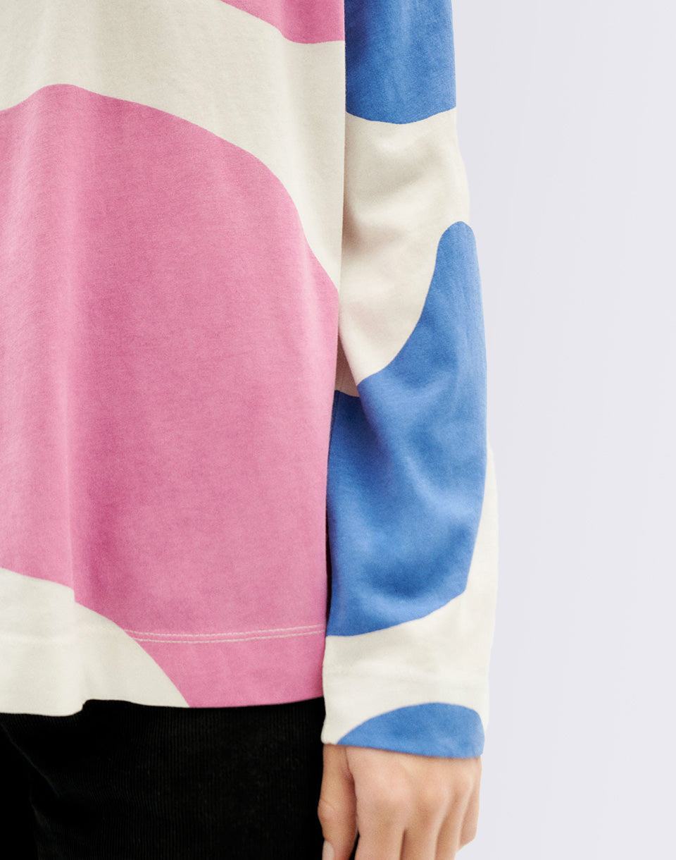 T-shirt Emily de contraste