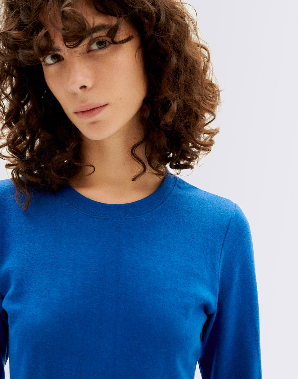 Klein Blue Hemp Carolina L / S Top