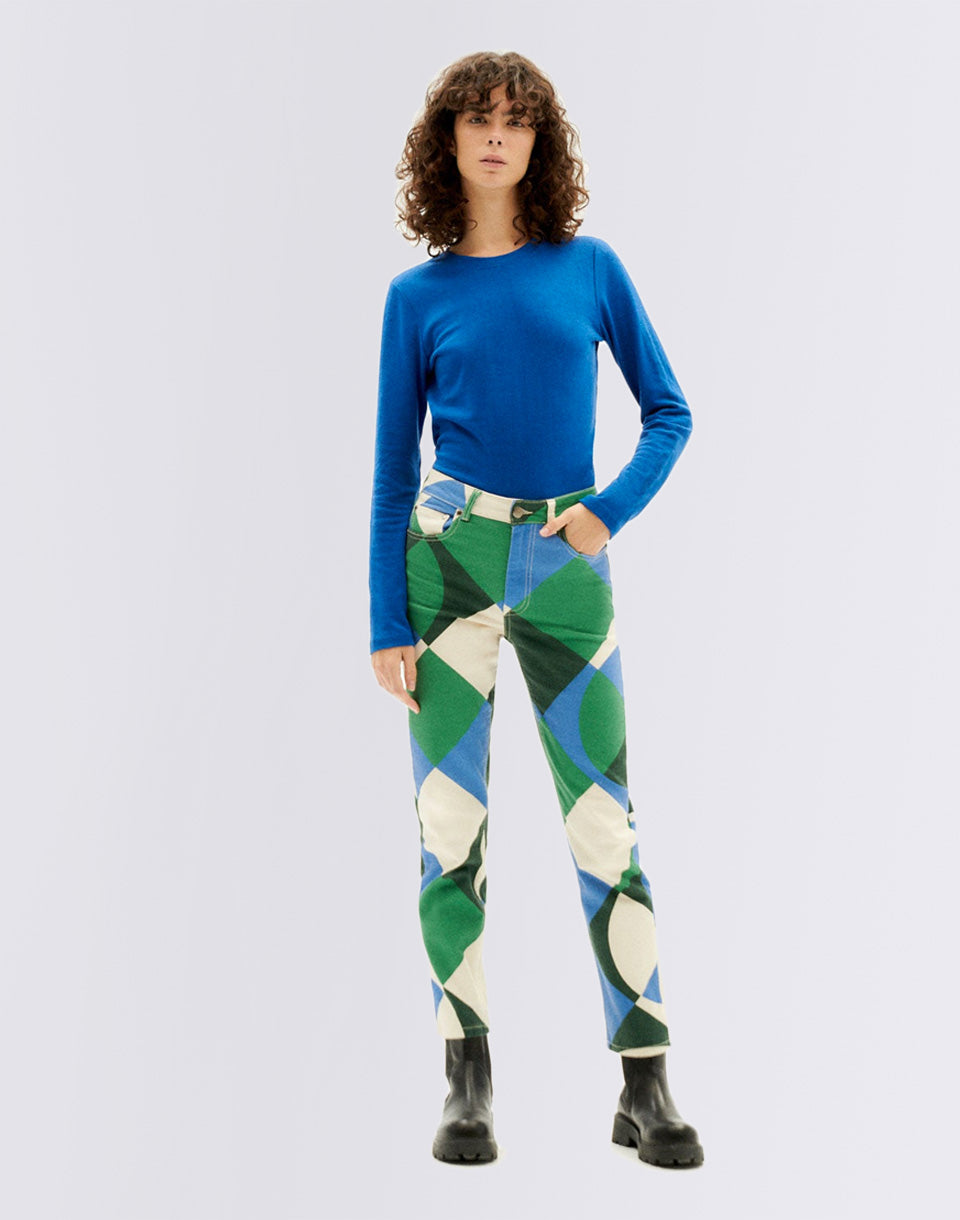 Klein Blue Hemp Carolina L / S Top