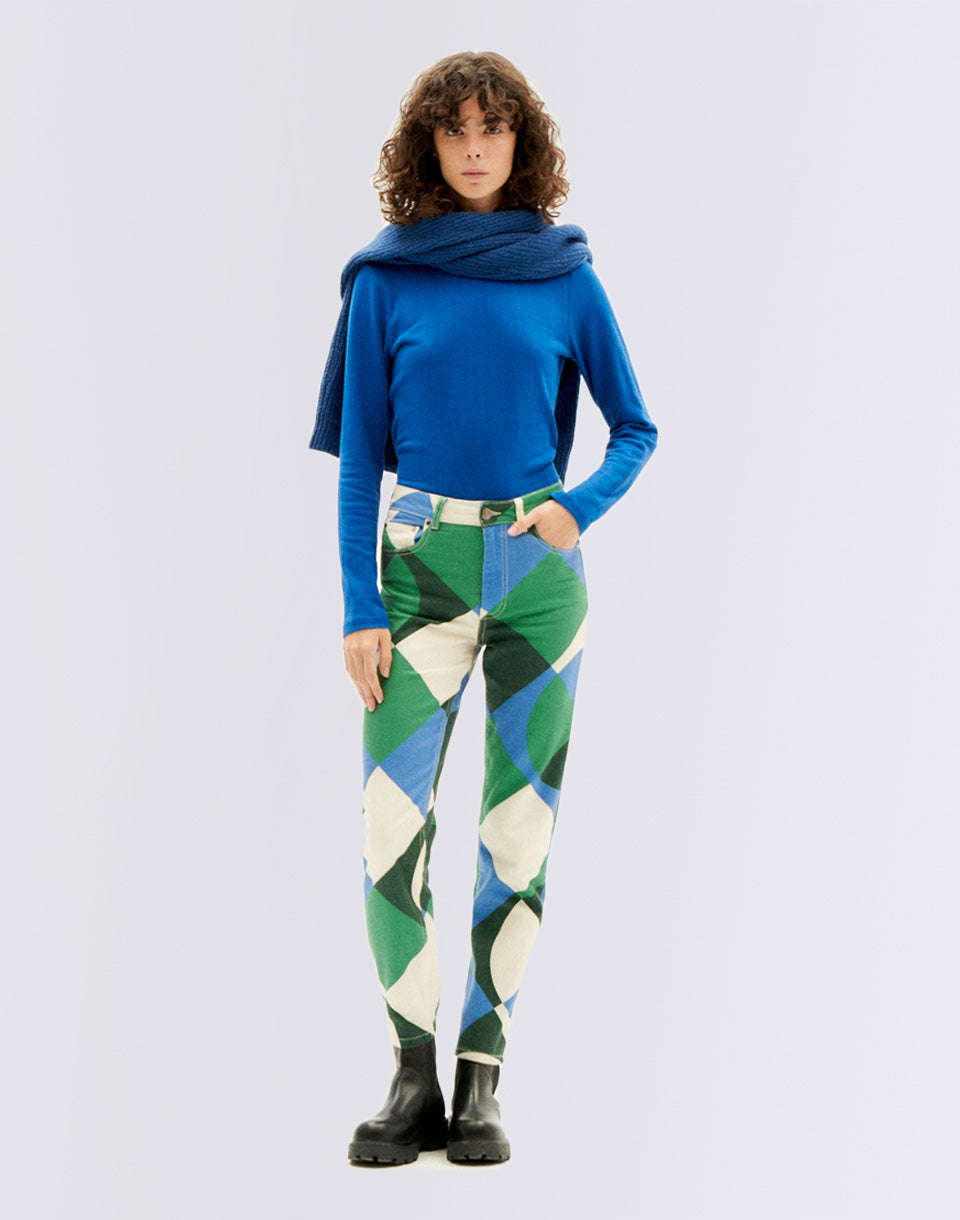 Klein Blue Hemp Carolina L / S Top