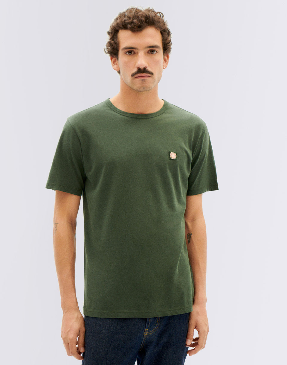 T-shirt vert de la bouteille Coral Sol