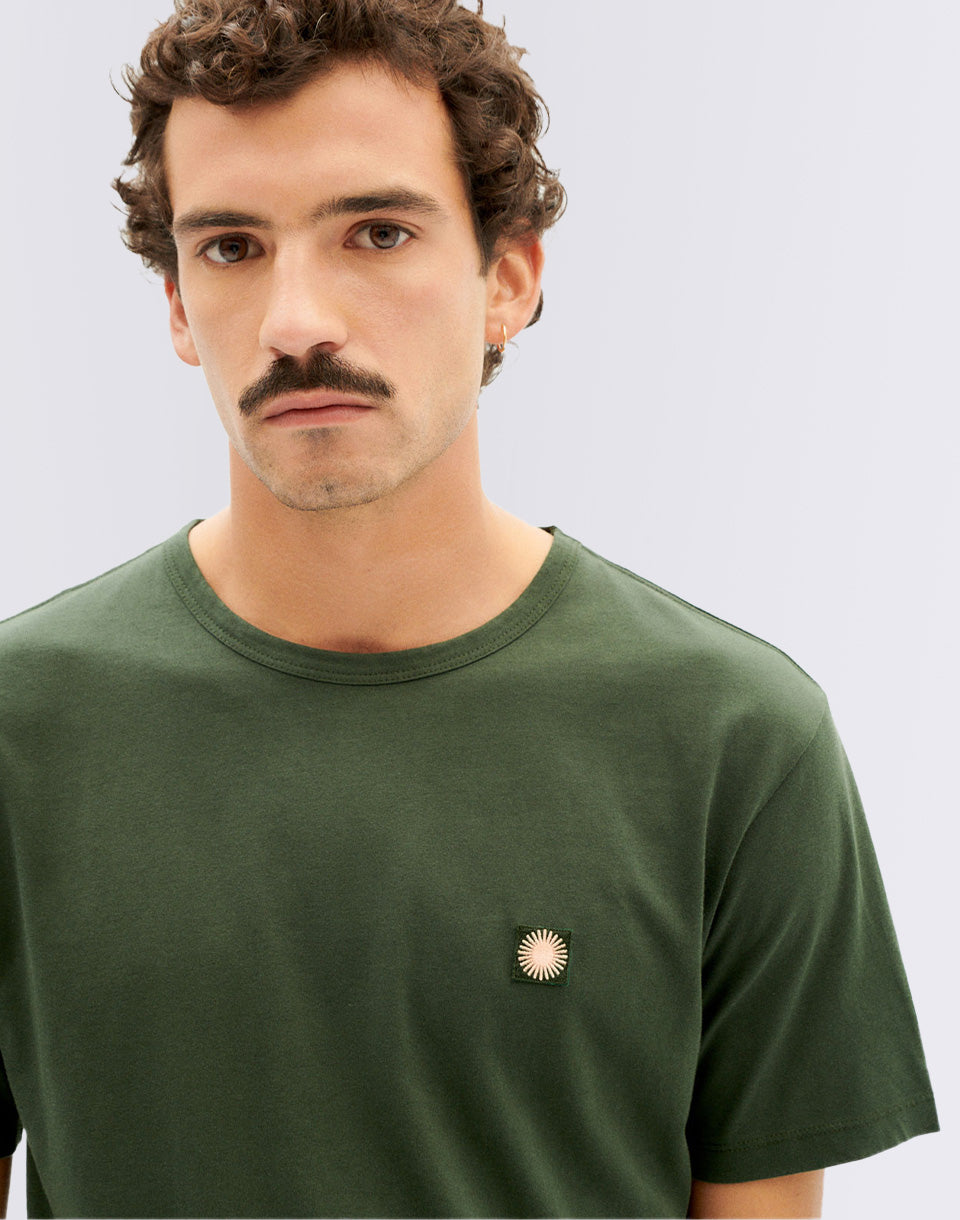 T-shirt vert de la bouteille Coral Sol