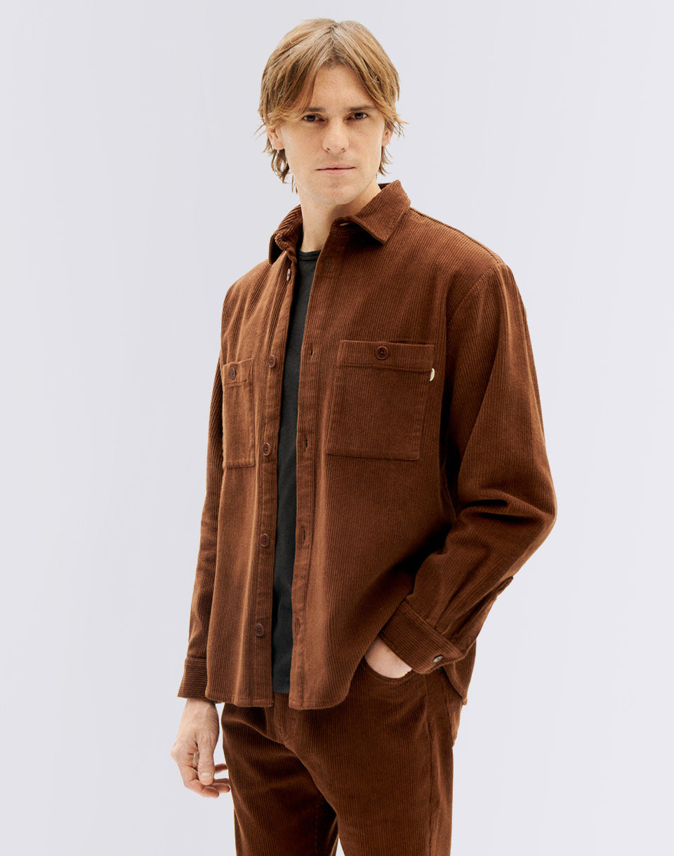 Chocolate Charduroy Best Overshirt