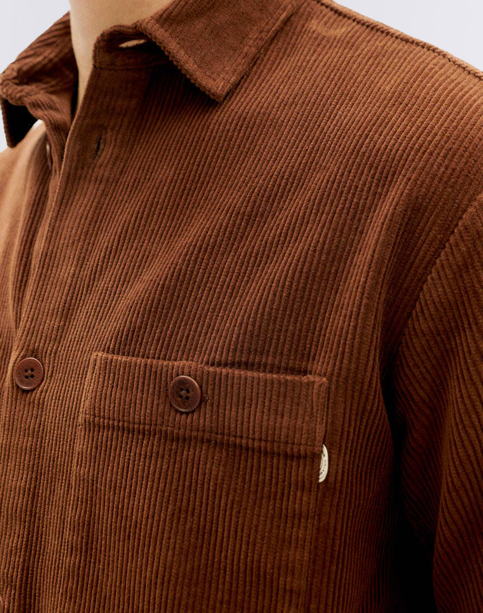Chocolate Charduroy Best Overshirt