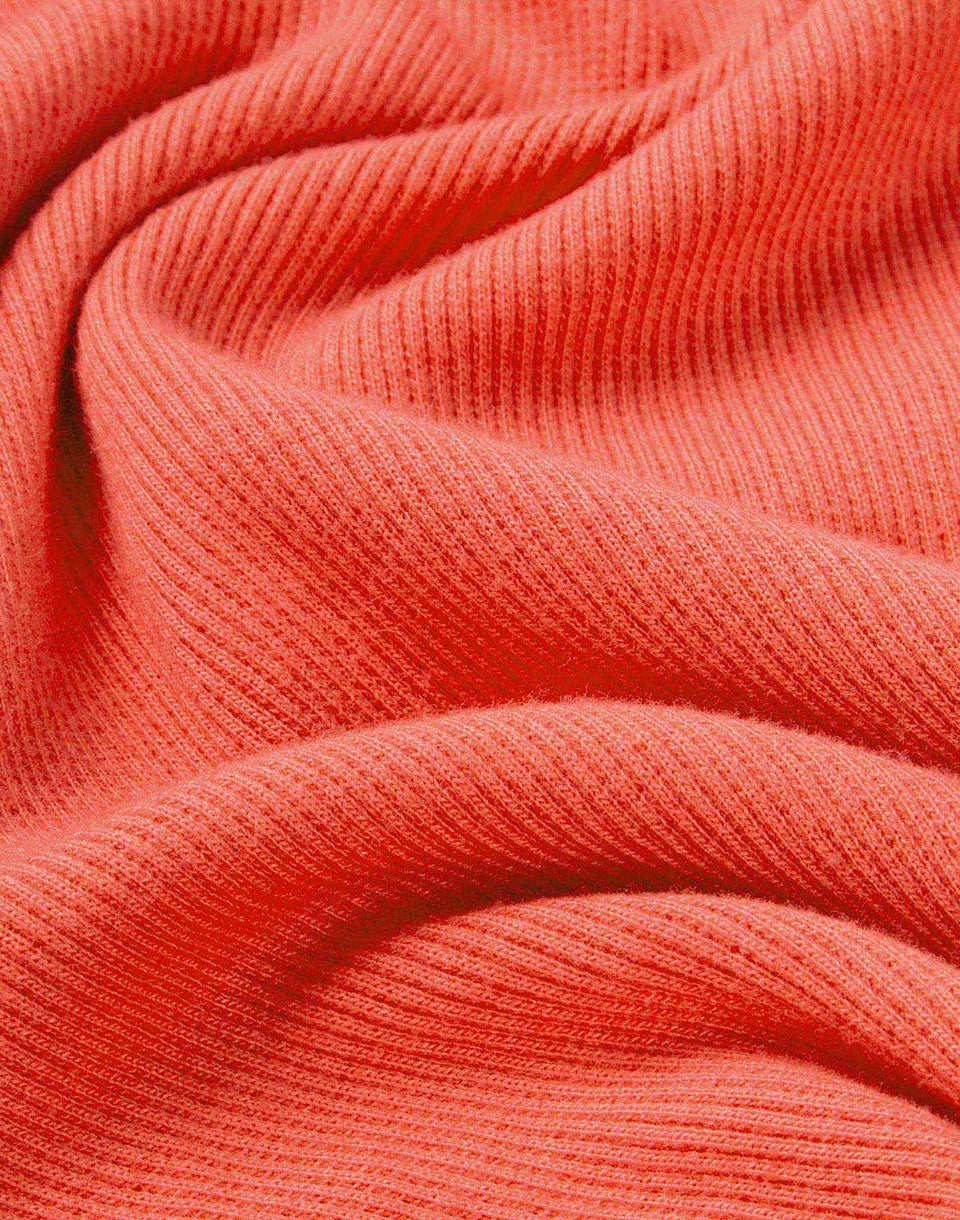 Top L / S de la côte rose sucre