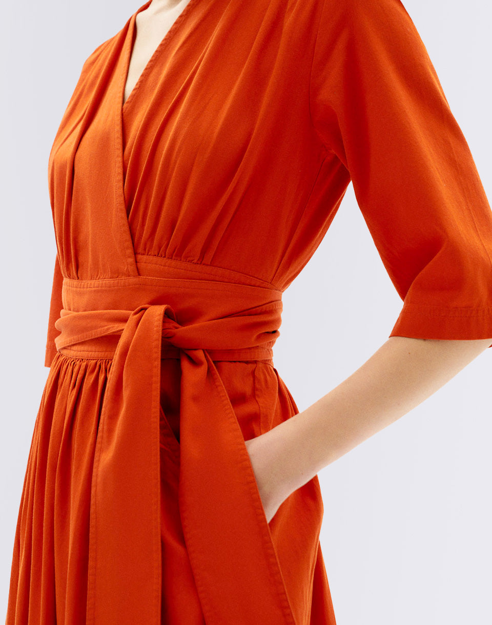 Robe à la citrouille angelica