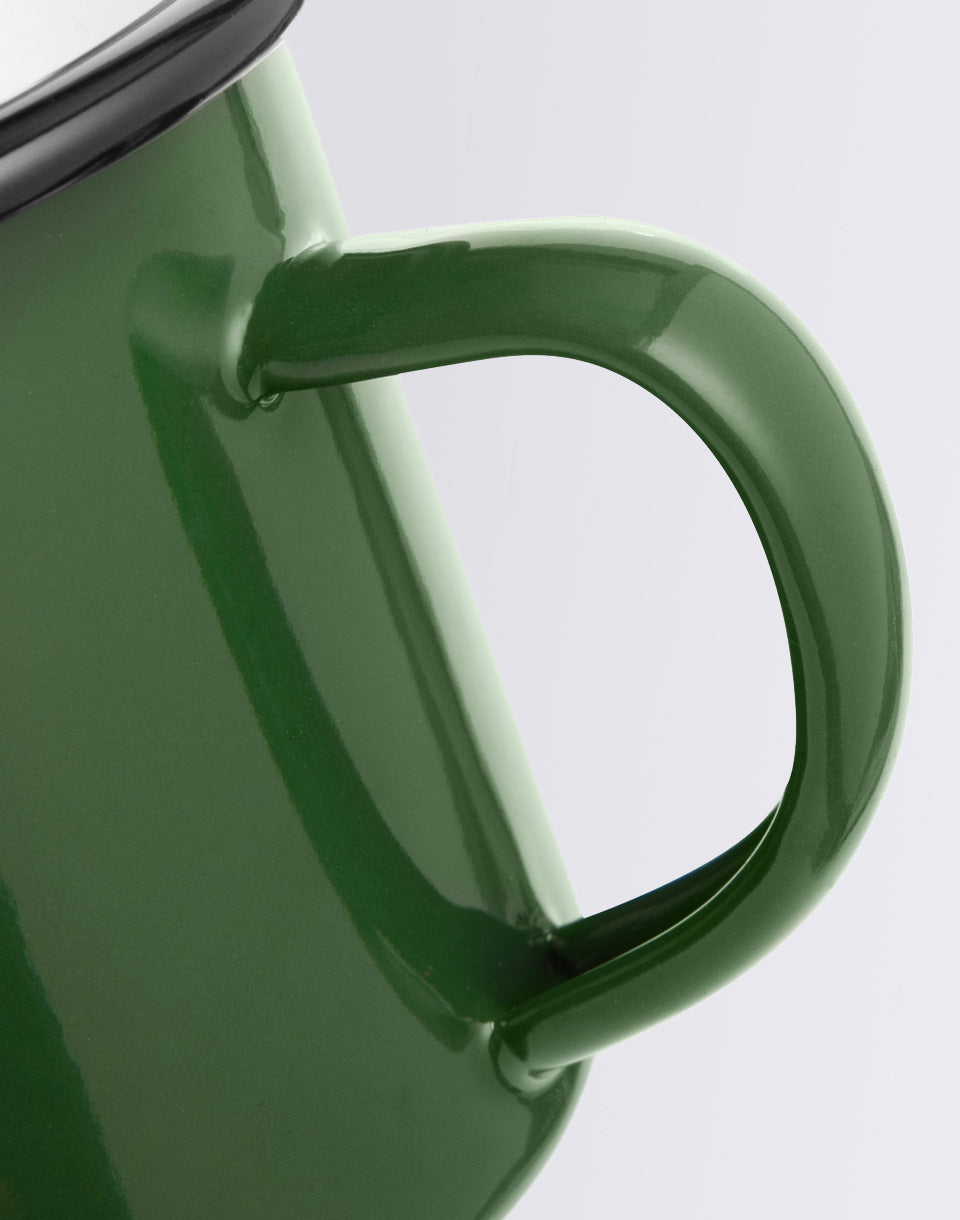 Tasse en émail de haricots