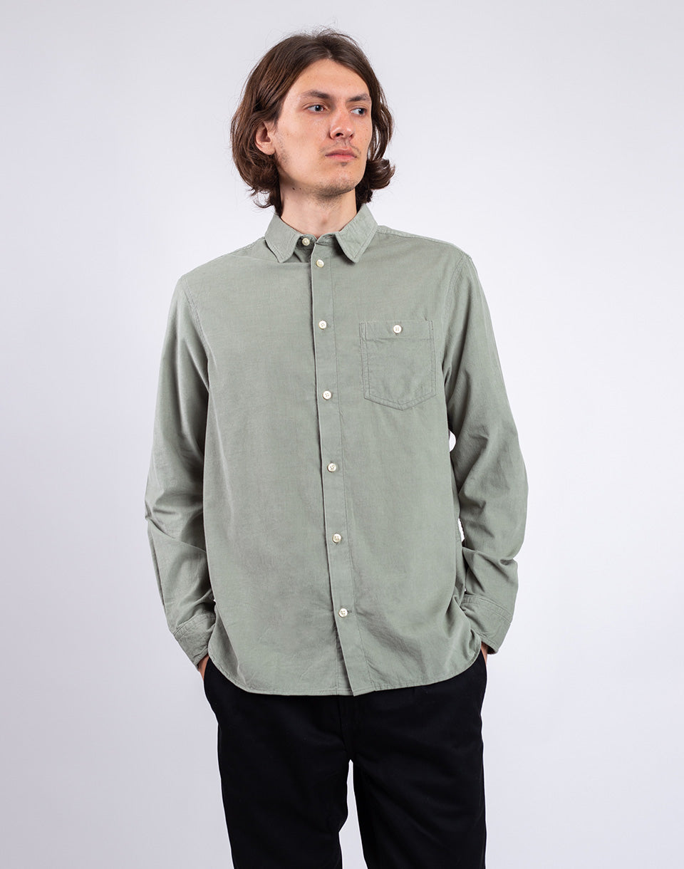 Chemise en velours côtelé régulière