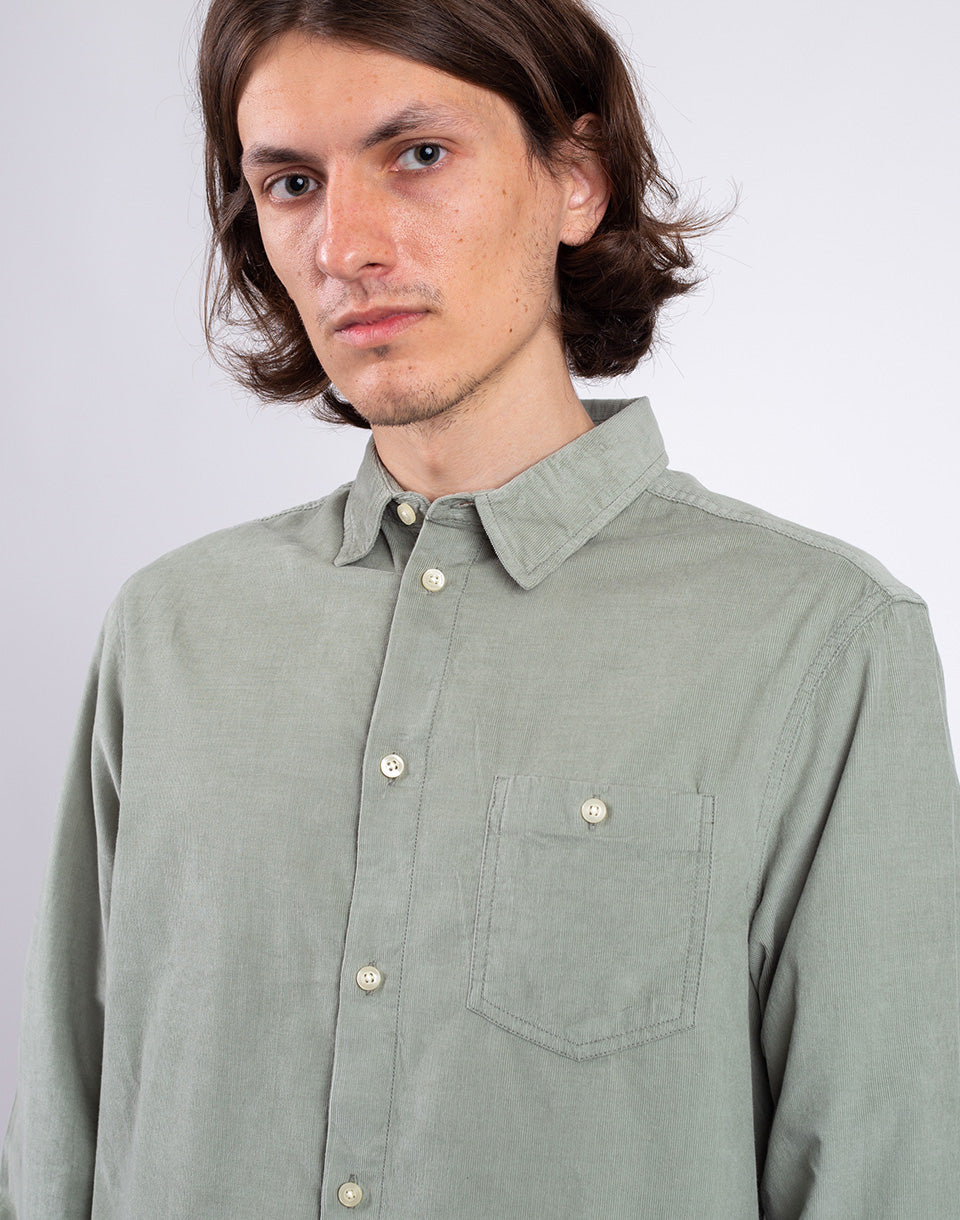 Chemise en velours côtelé régulière