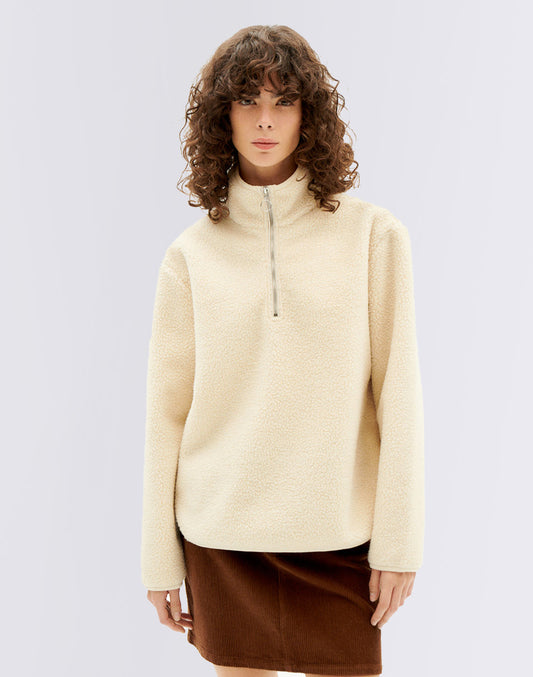 Sweat-shirt ivoire Elsa