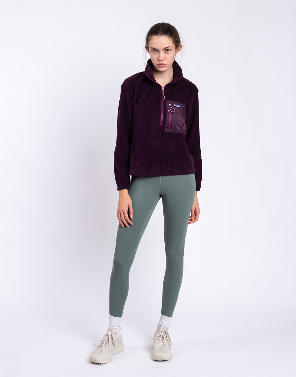 W's Microdini 1/2 zip p / o