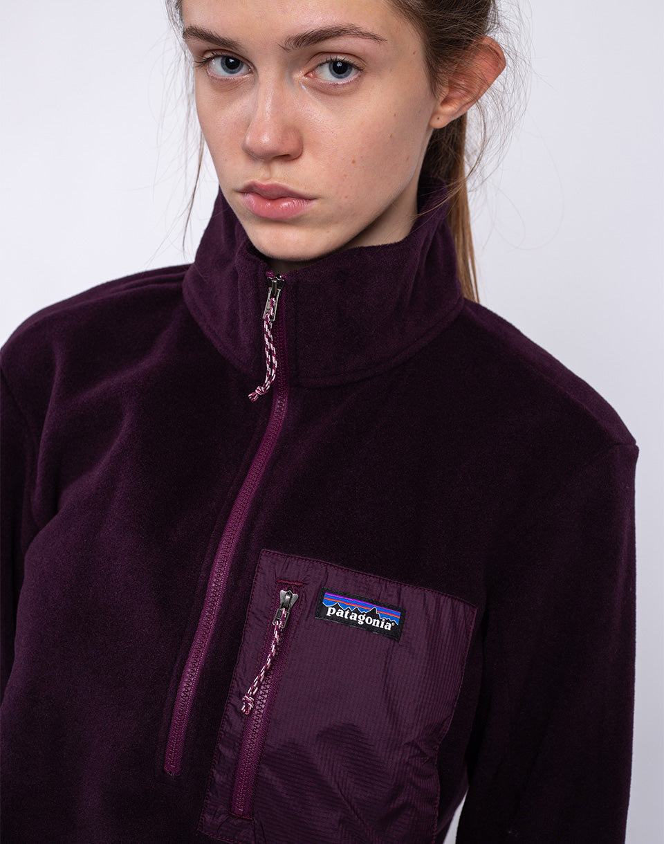 W's Microdini 1/2 zip p / o