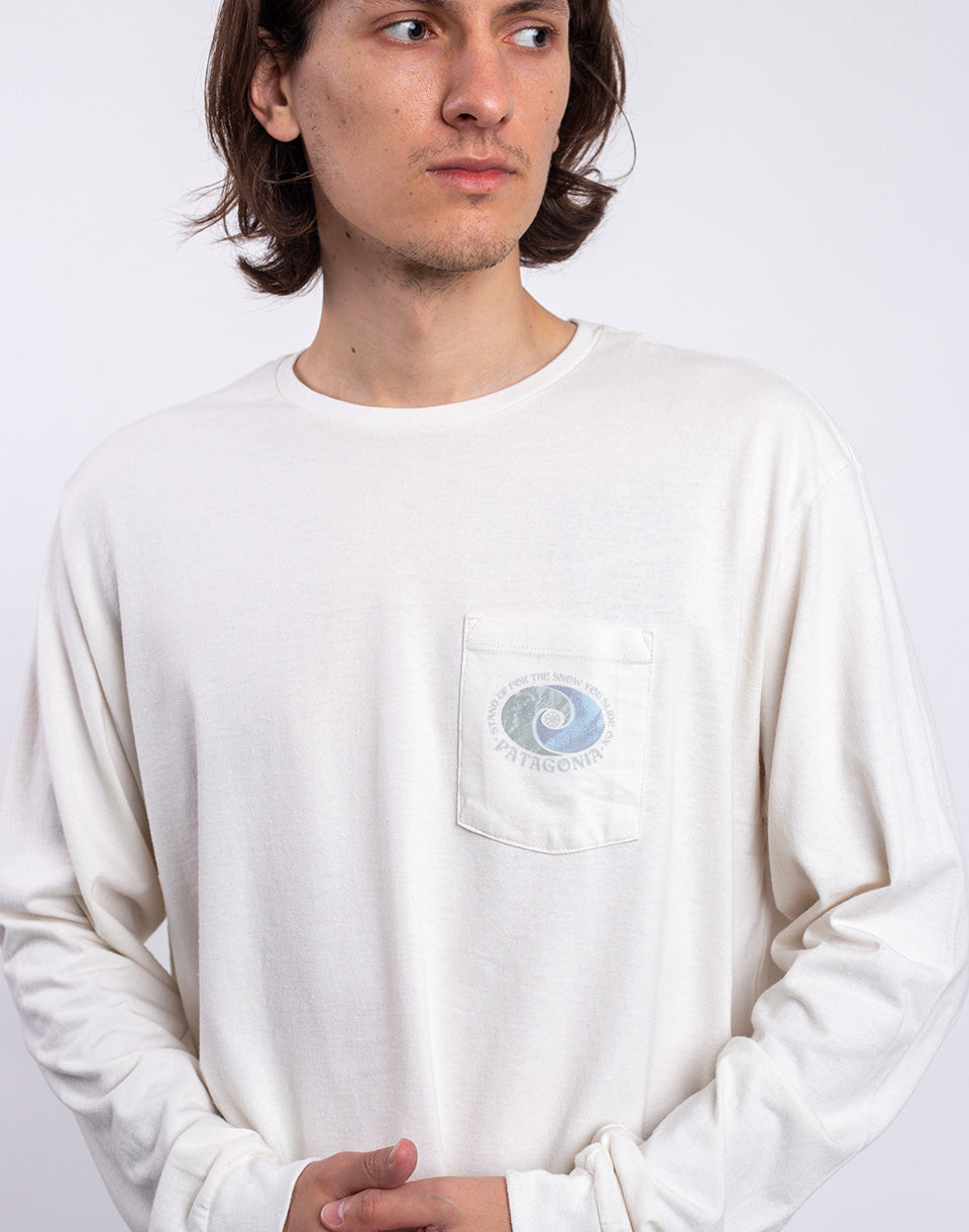 M'S L / S Snowstitcher Pocker Responsibili-tee