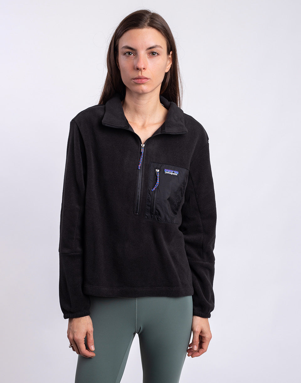 W's Microdini 1/2 zip p / o